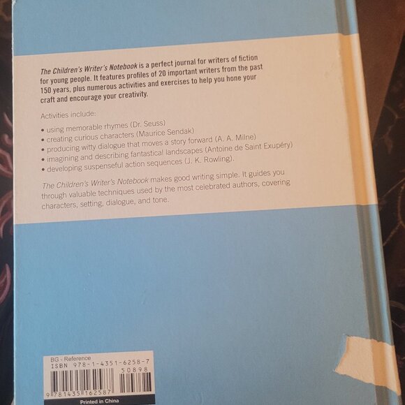 Book, CHILDREN'S WRITER'S NOTEBOOK: 20 GREAT AUTHORS & 70 WRITING EXERCISES - Picture 2 of 7